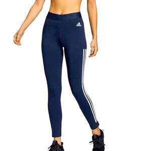 Adidas New Climalite Three Stripe Athletic Leggings S